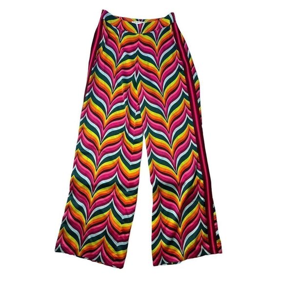 New TRINA TURK Spring Street Wide Leg Pants Cruise Wear Size 2 - Picture 6 of 7